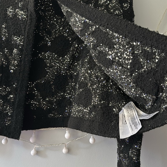 SEQUIN METALLIC THREAD KNIT CARDIGAN
BLACK size S - Picture 7 of 11